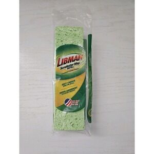 Libman‎ Scrubster Mop Refill 03105 NEW Sealed Snap On Mop Refill Sponge